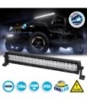 GloboStar® 85462 PRO Series Μπάρα Ίσια - Straight για Αυτοκίνητα & Φορτηγά LED CREE XBD 120W 12000lm DC 10-30V Αδιάβροχη IP65 Ψυχρό Λευκό 6000K
